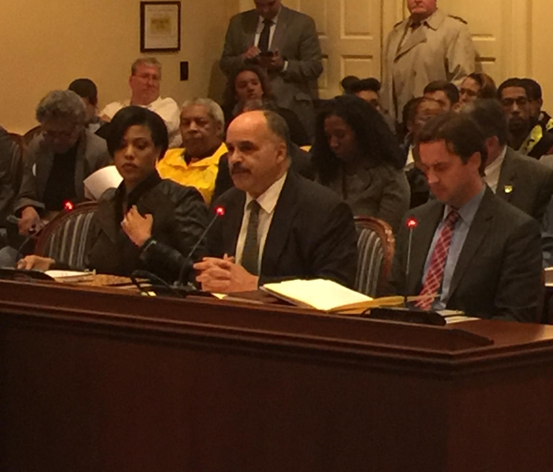 Baltimore Mayor Stephanie Rawlings-Blake getting ready to testify Tuesday on her proposal to reform the Law Enforcement Officers' Bill of Rights.